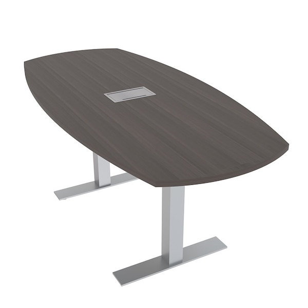 33.5 in W, 69.5 in L, 29 in H, Engineered Wood Top, Brown
